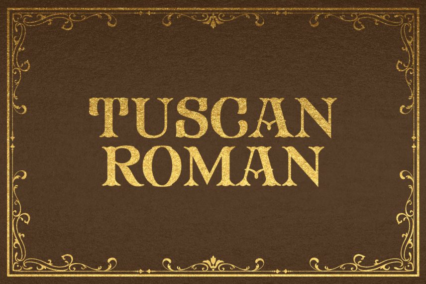 fha mod tuscan roman ncv victorian font