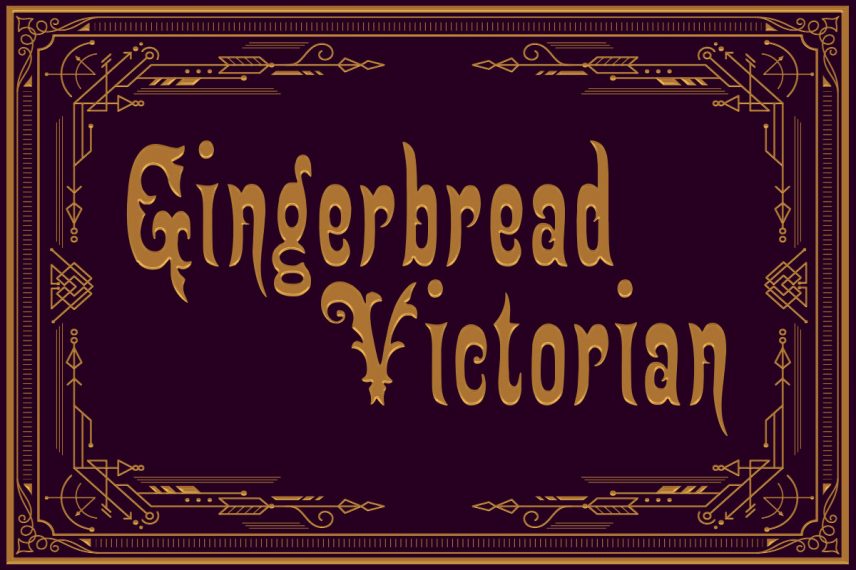 gingerbread victorian font