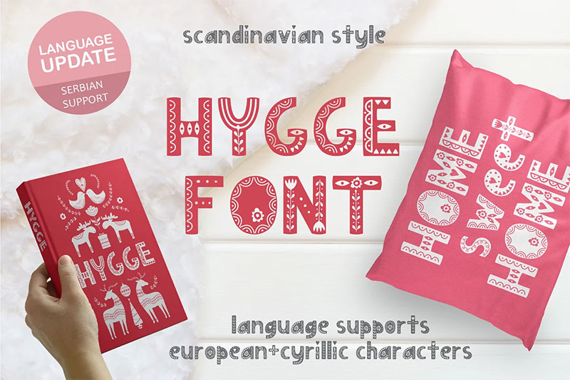 hygge scandinavian font