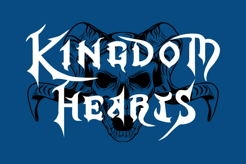 kingdom hearts tattoo font