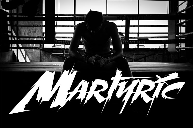 martyric fight font