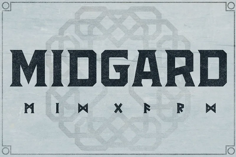 midgard fight font