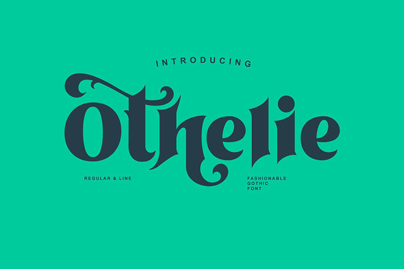 othelie tattoo font