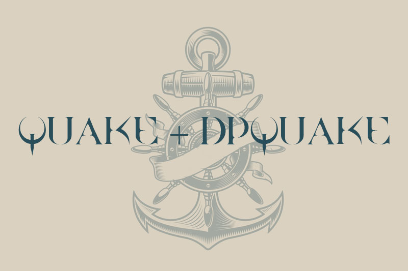 quake dpquake tattoo font