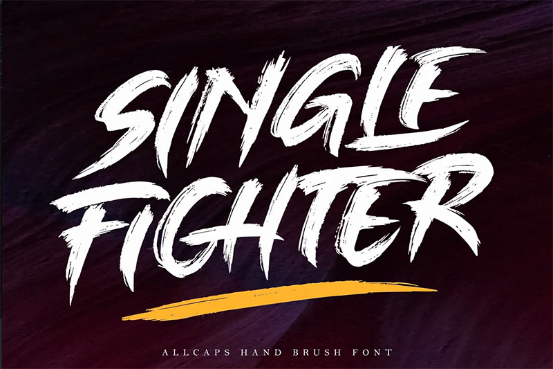 single fighter fight font