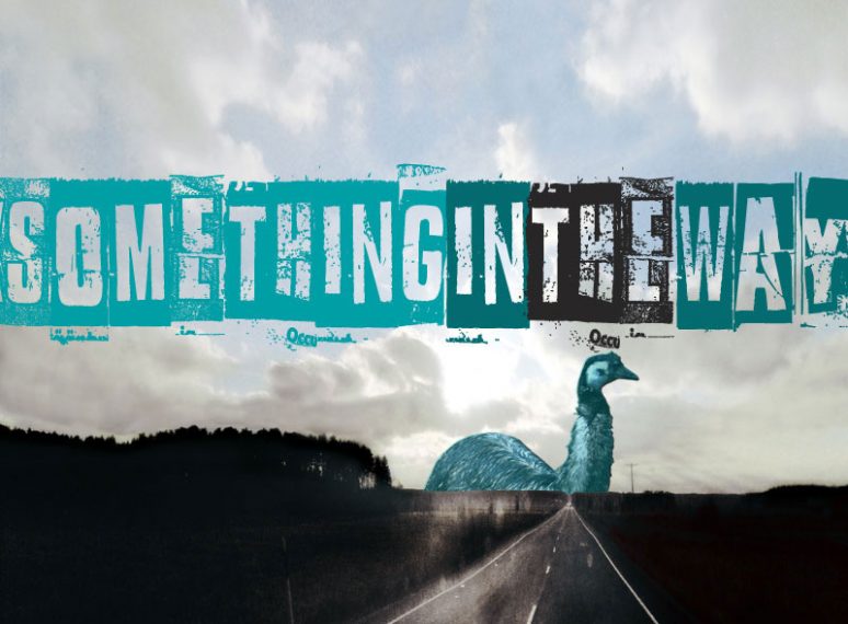 something in the way fight font