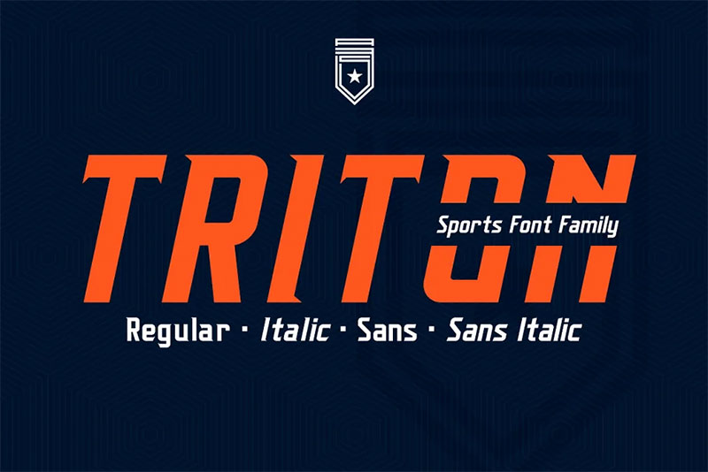 triton sports fight font