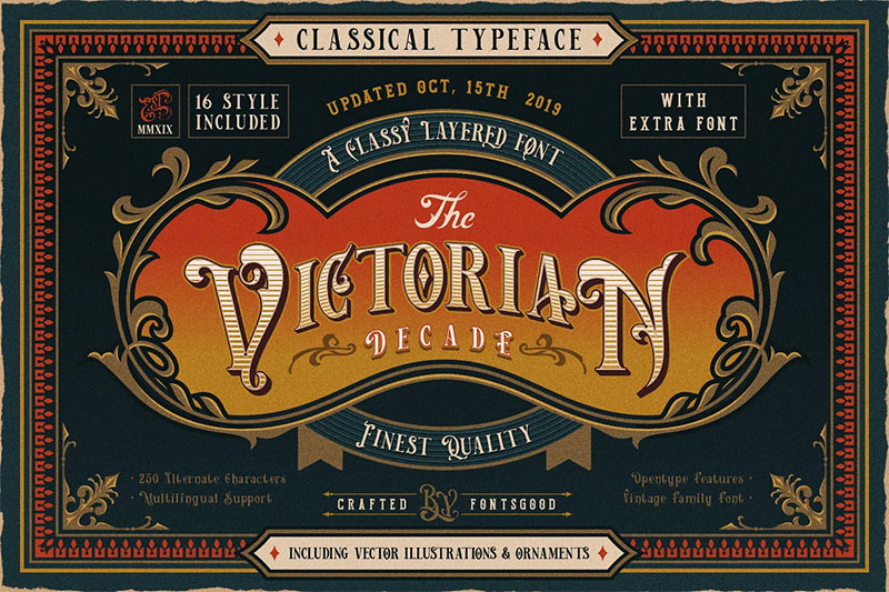 victorian decade victorian font