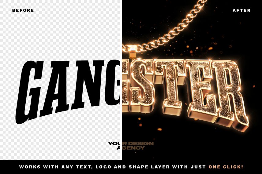 Bling Bling Text and Logo Effect Vol.6 PSD Text Style