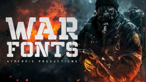 Best Free and Premium War Fonts