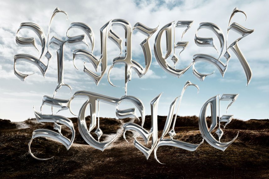 Realistic Metal Chrome Text Effect Vol.3 PSD Template