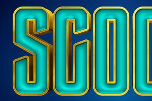 Scoob! Text Effect PSD Text Style