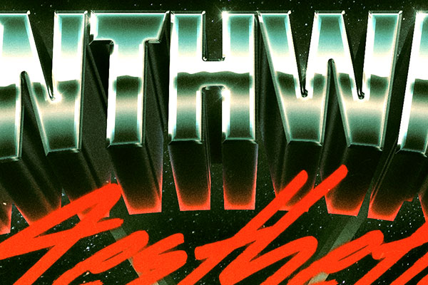 80s Chrome Text Effect and Logo Style Vol.6 | Hyperpix