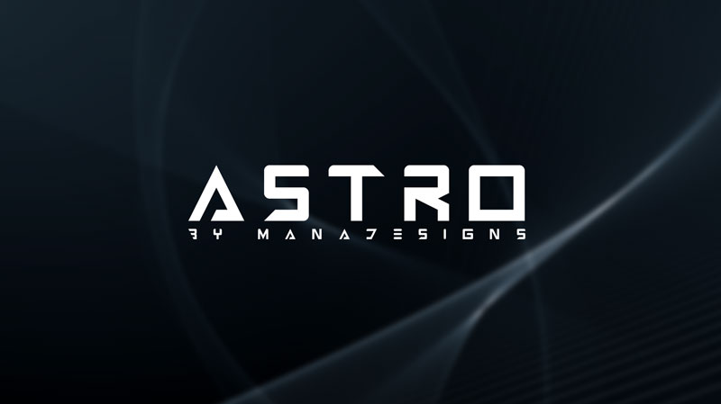astro hack font