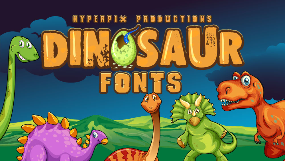 Best Dinosaur Fonts FREE Premium 2022 Hyperpix