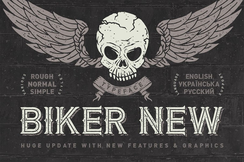 biker remastered biker font