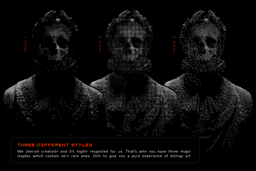 Bitmapper Action - Convert Image into a Bitmap in Photoshop