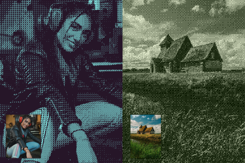 Bitmapper Action - Convert Image into a Bitmap in Photoshop