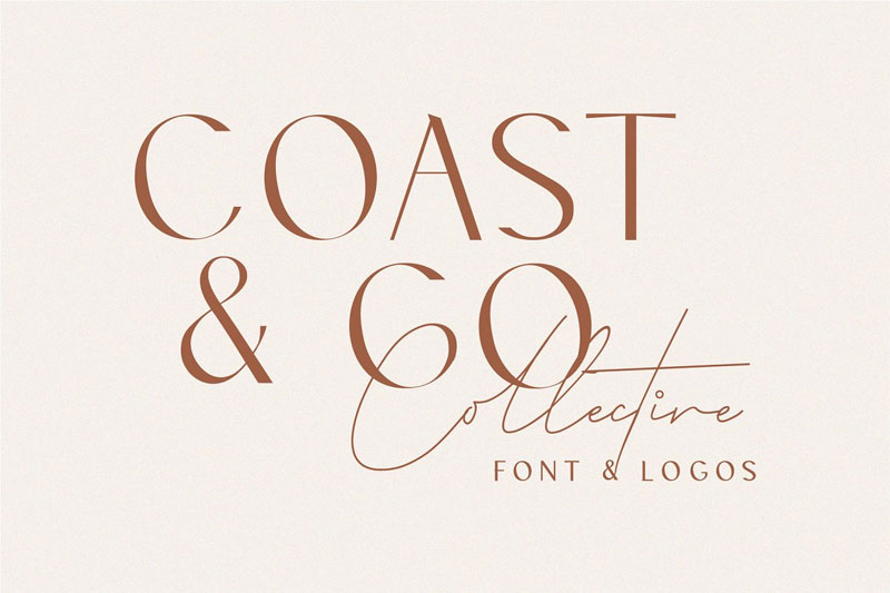 coast & co golf font