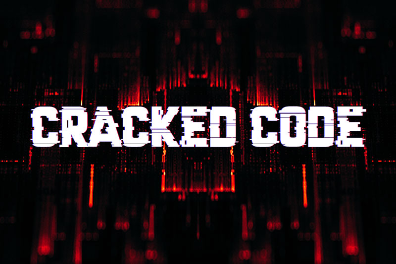 cracked code hack font