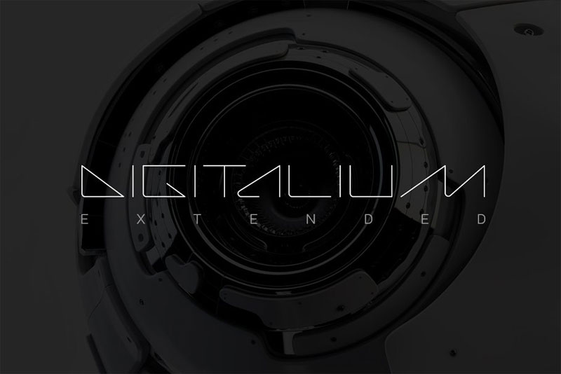 digitalium future web hack font