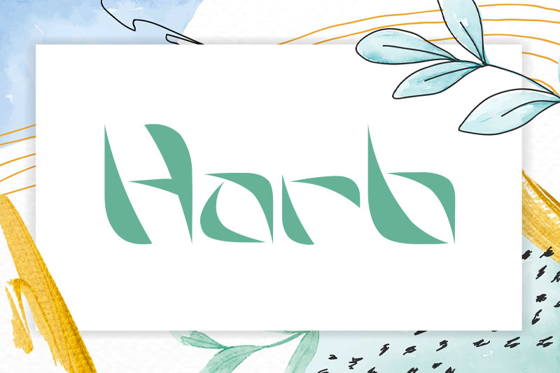 harb leaf font