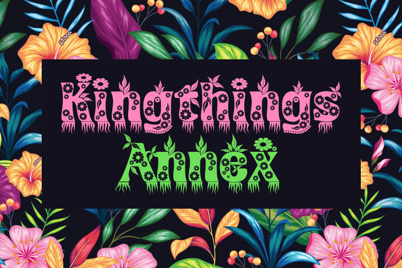 kingthings annex leaf font