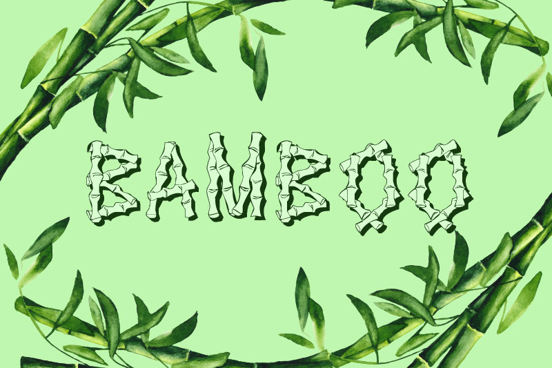 kr bamboo bamboo font