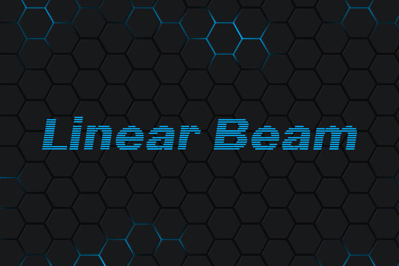 linear beam hack font