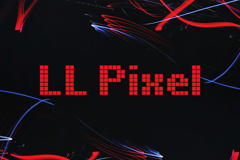ll pixel hack font