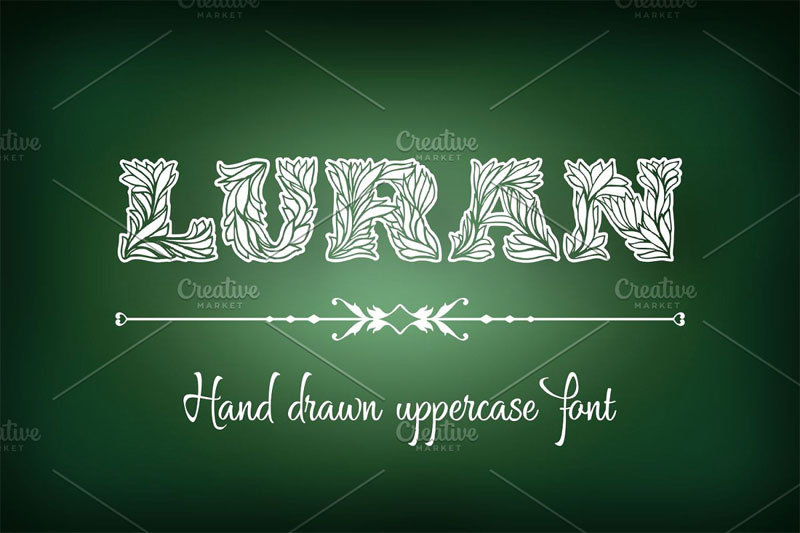 luran leaf font
