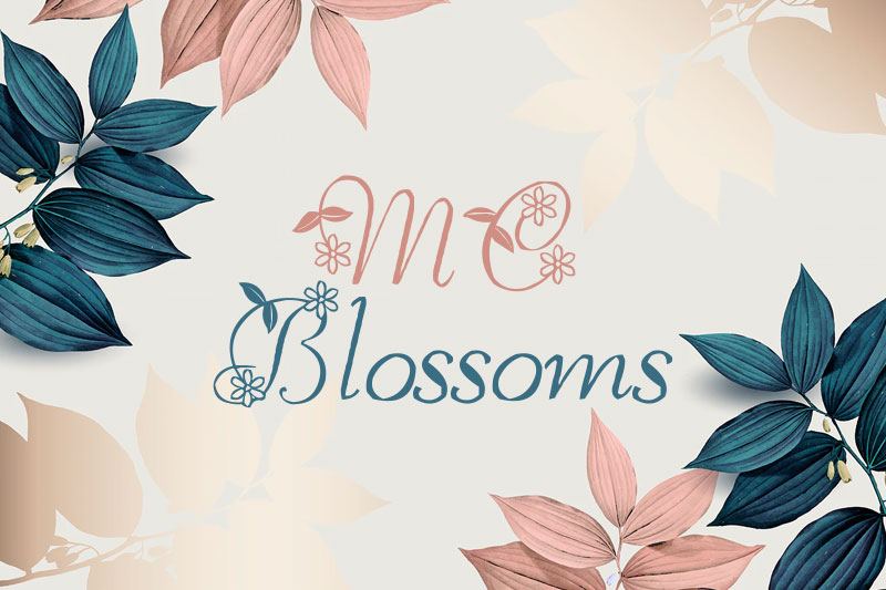 mc blossoms leaf font