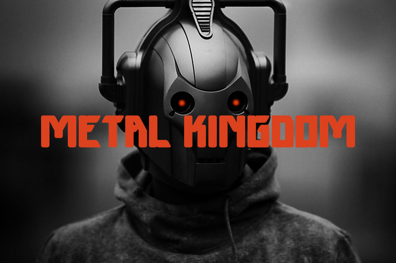 metal kingdom robot font