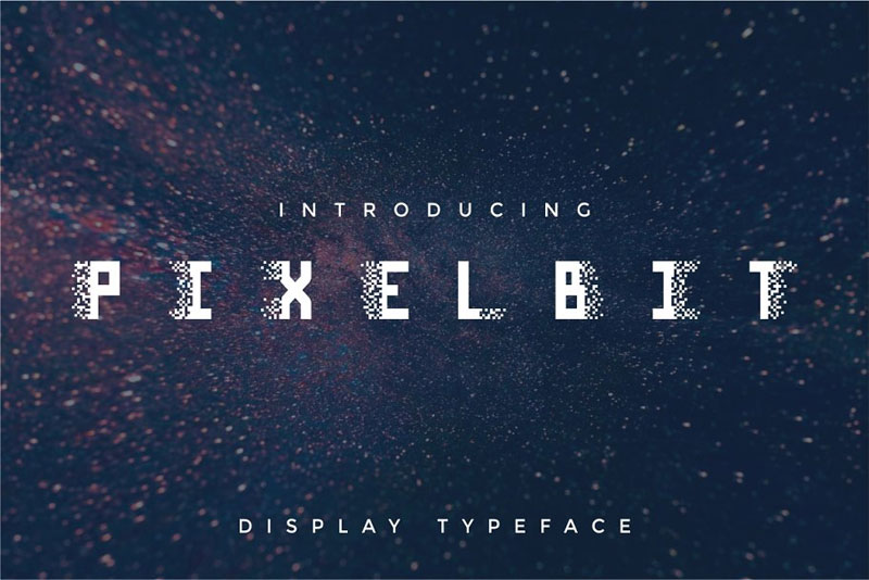 pixel bit typeface hack font