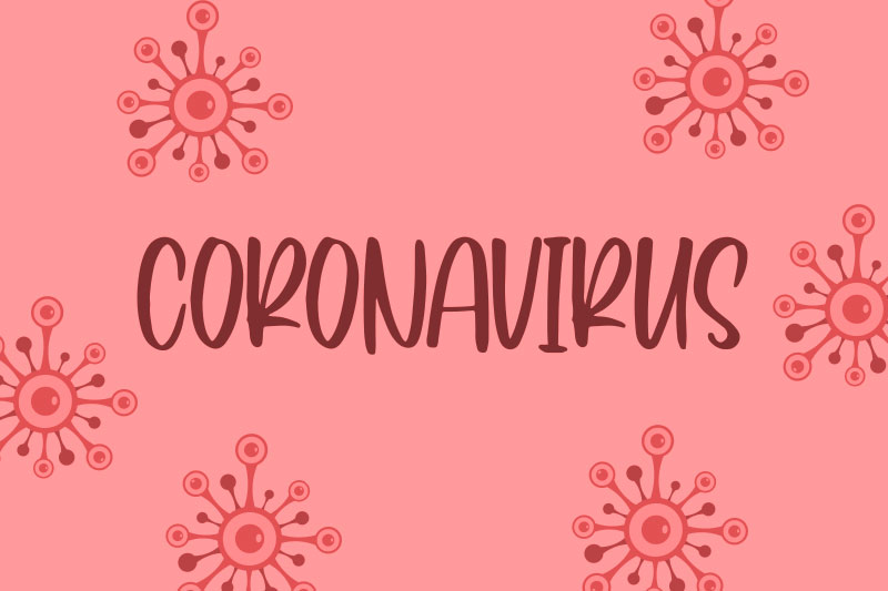 adora chalie coronavirus font