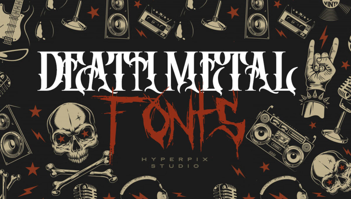 xxii death metal font