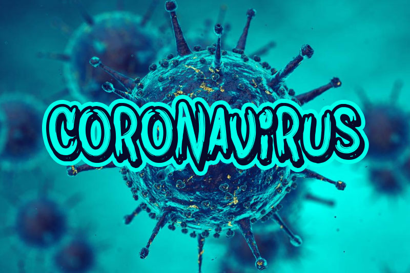 bombing coronavirus font