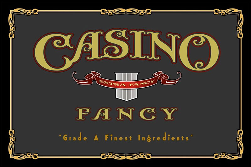 casino fancy casino font