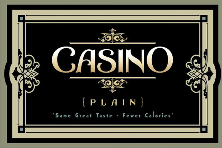 casino royale font word