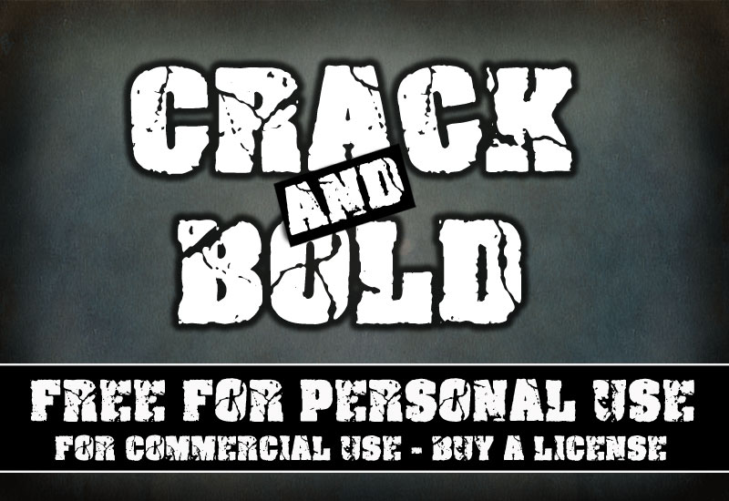cf crack and bold boxing font
