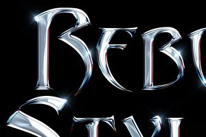 Chrome Text Effect and Logo Style Template Vol.16