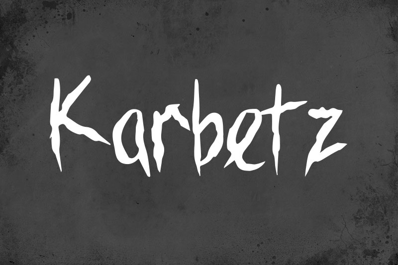 karbetz death metal font