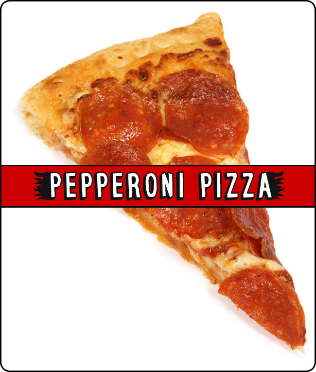 pepperoni pizza font
