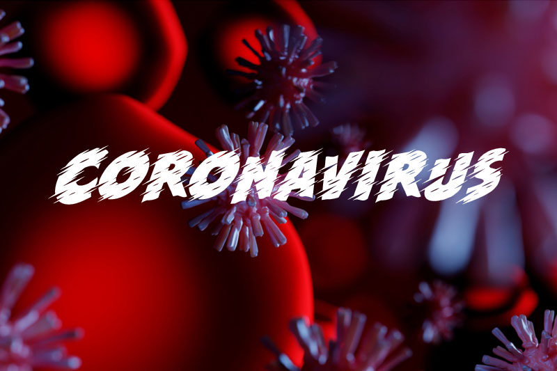 run! coronavirus font