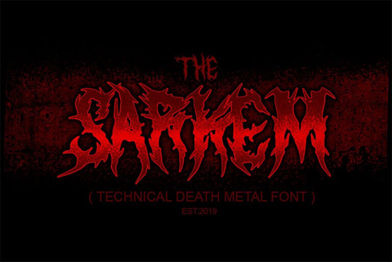 free death metal font free death metal font