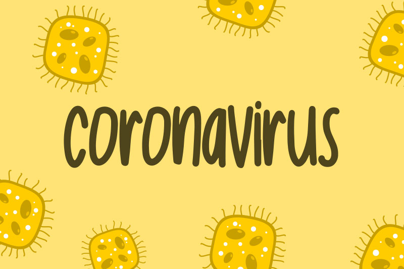 sketchy coronavirus font