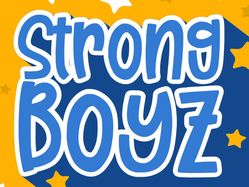 strong boyz pizza font
