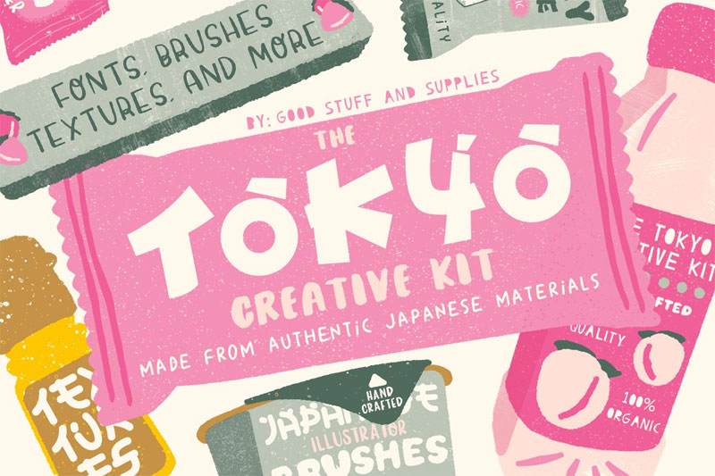 the tokyo creative kit japanese font