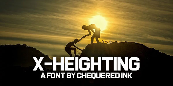 x heighting boxing font