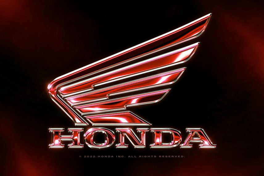 Chrome Text Effect Vol.19 - Honda Logo